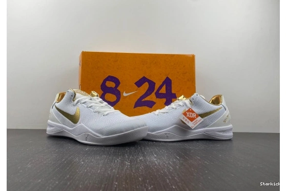 Nike White  8 FV6325-100 Kobe Protro Golden 0902
